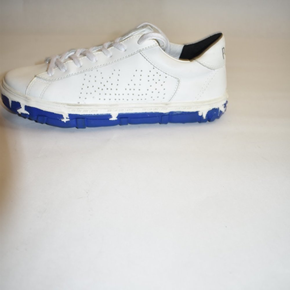 P448 C.S.L.-M Perforated Sneaker White Size 37 7 - Picture 5 of 10